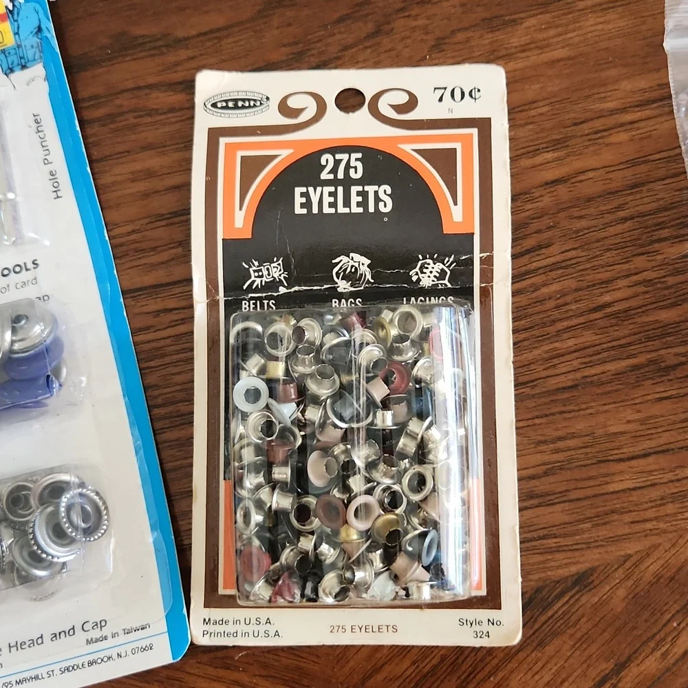 Vintage Rivet/Grommet/Snap Pliers & Eyelets  & Heavy Duty Snaps - Picture 6 of 9